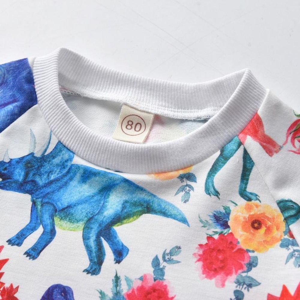 Girls Dinosaur Tee & Shorts Set - Picture 2 of 12
